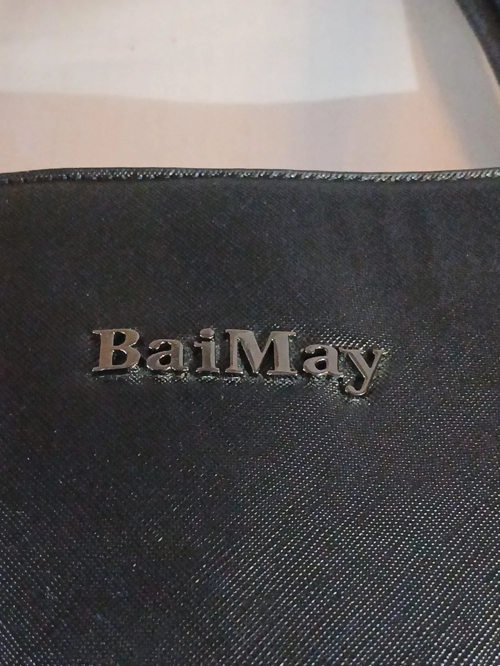 BaiMay Black Laptop Tote Bag for Women's Classic Carry-All